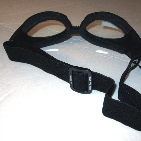 Motorcycle Goggles Rides Racing Cheap Padded Clear Tint Winter Nights Sk8ter New - Picture 3 of 4